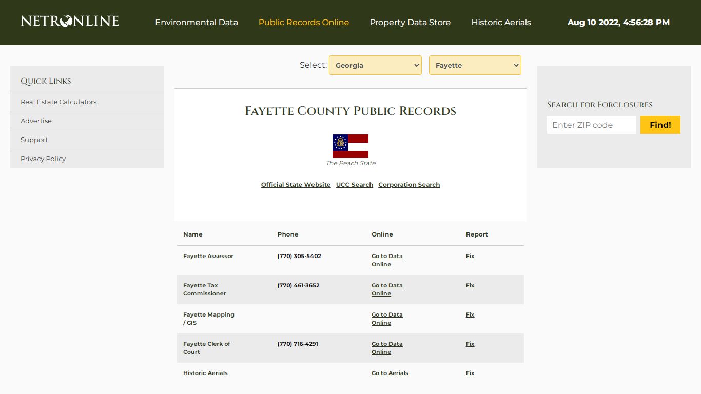 NETR Online • Fayette • Fayette Public Records, Search ...