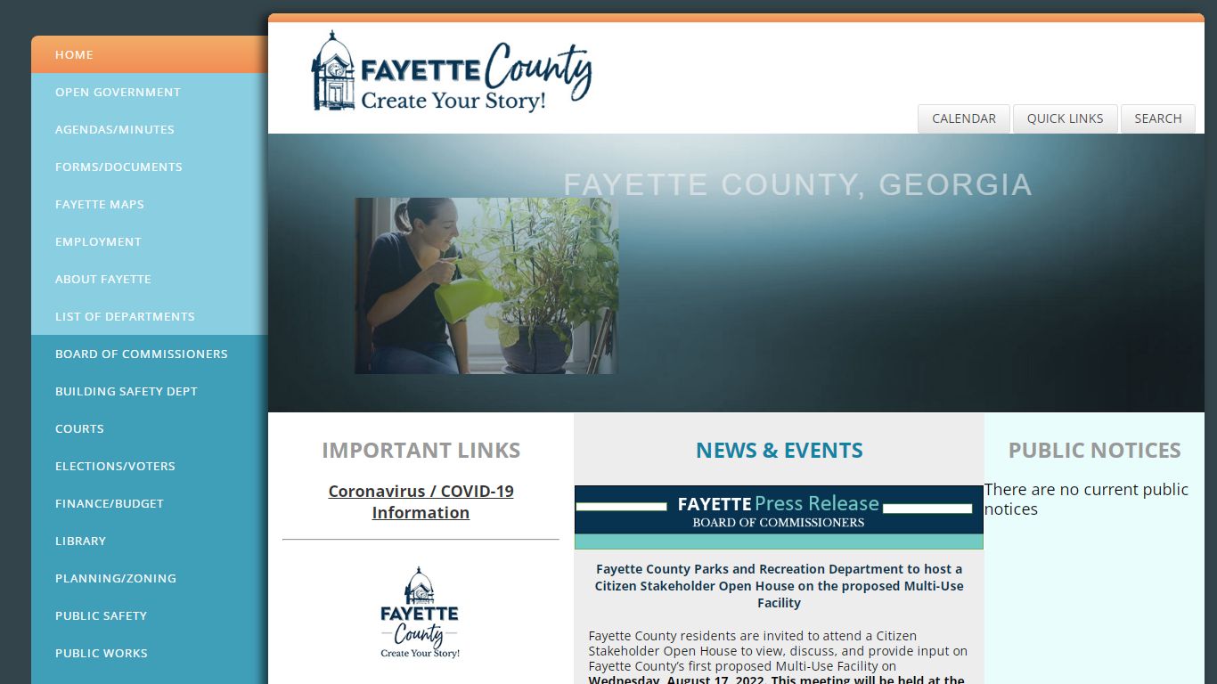 Official Website of Fayette County, Georgia